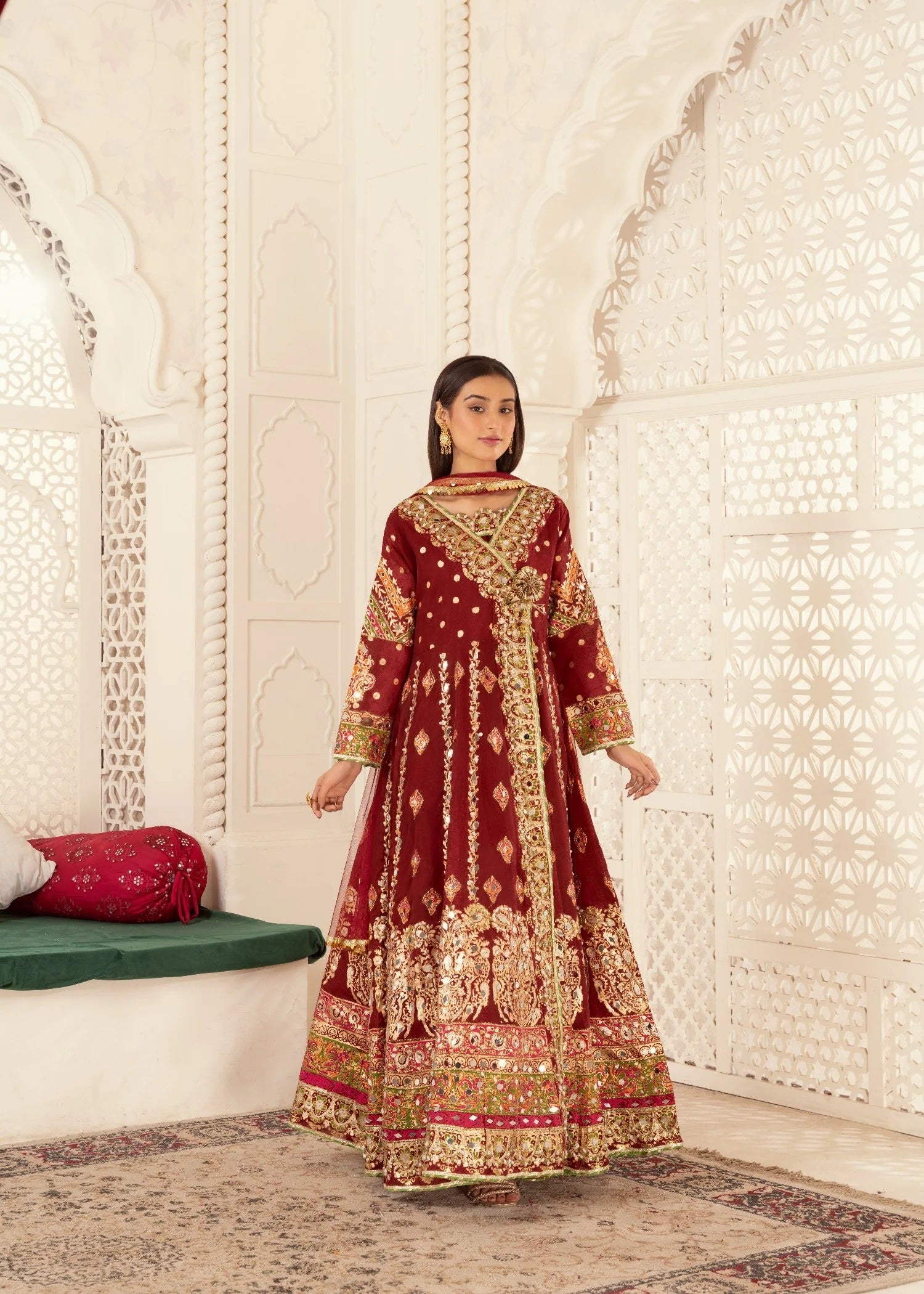 Anarkali (Maroon)
