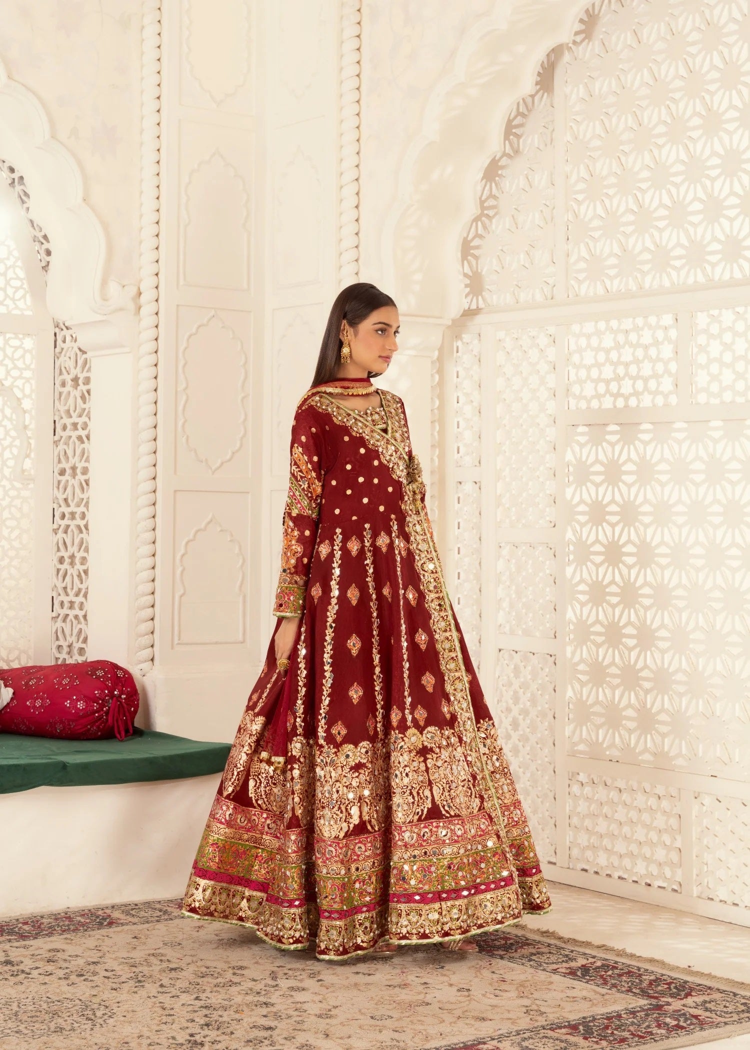 Anarkali (Maroon)