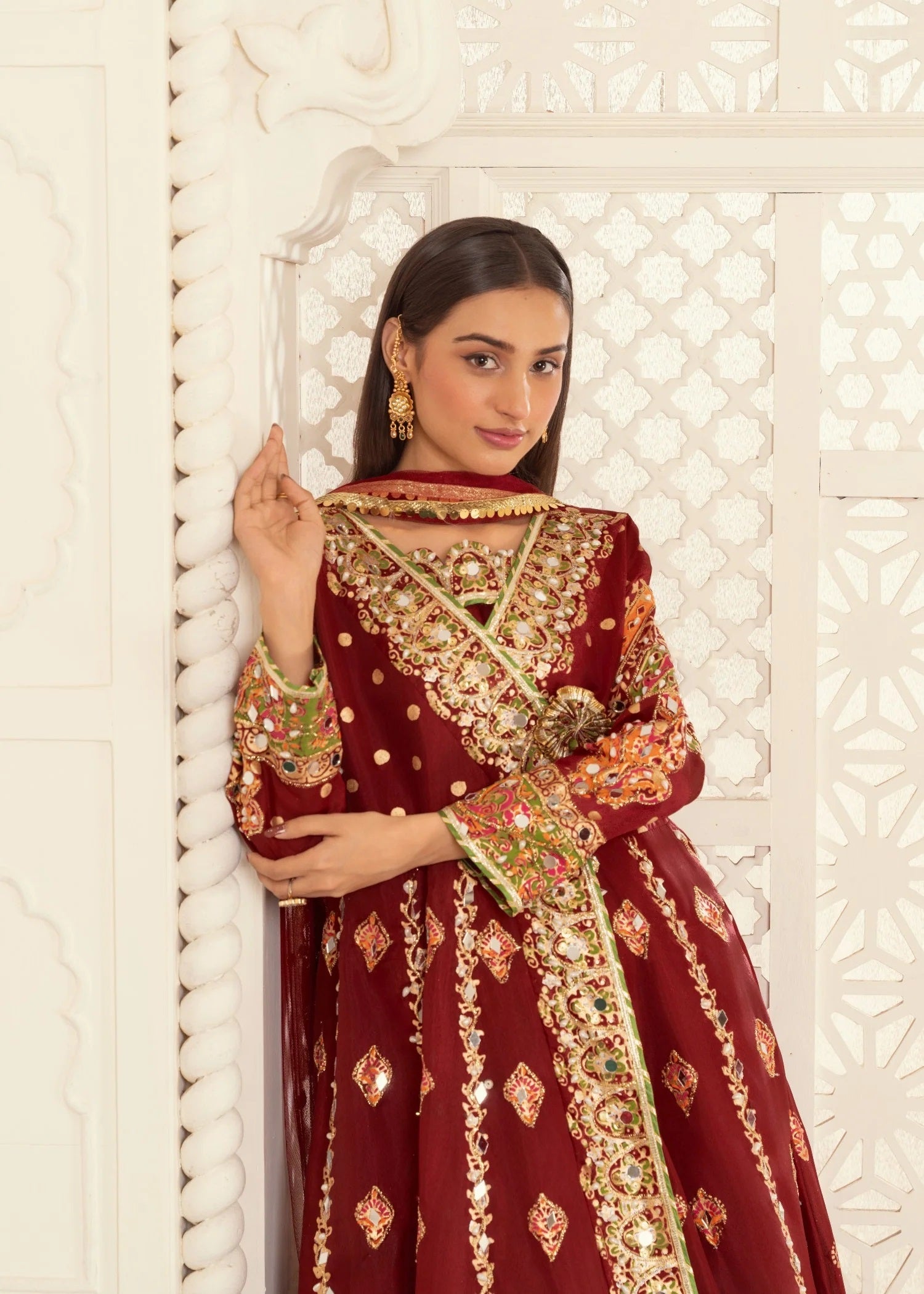 Anarkali (Maroon)