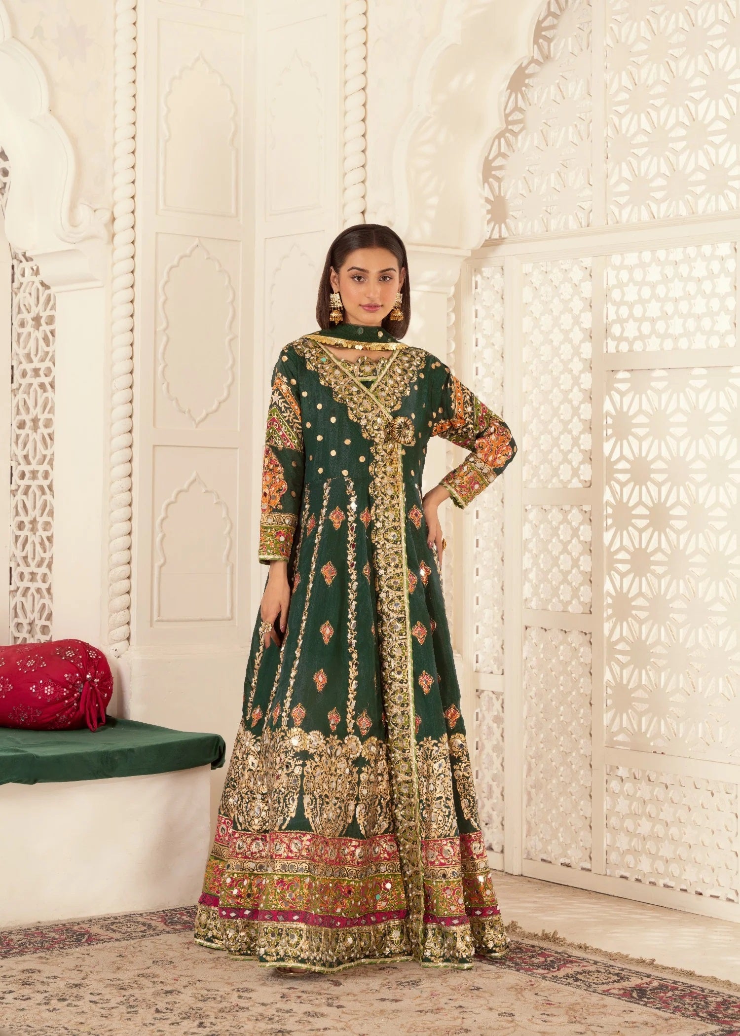 Anarkali (Green)