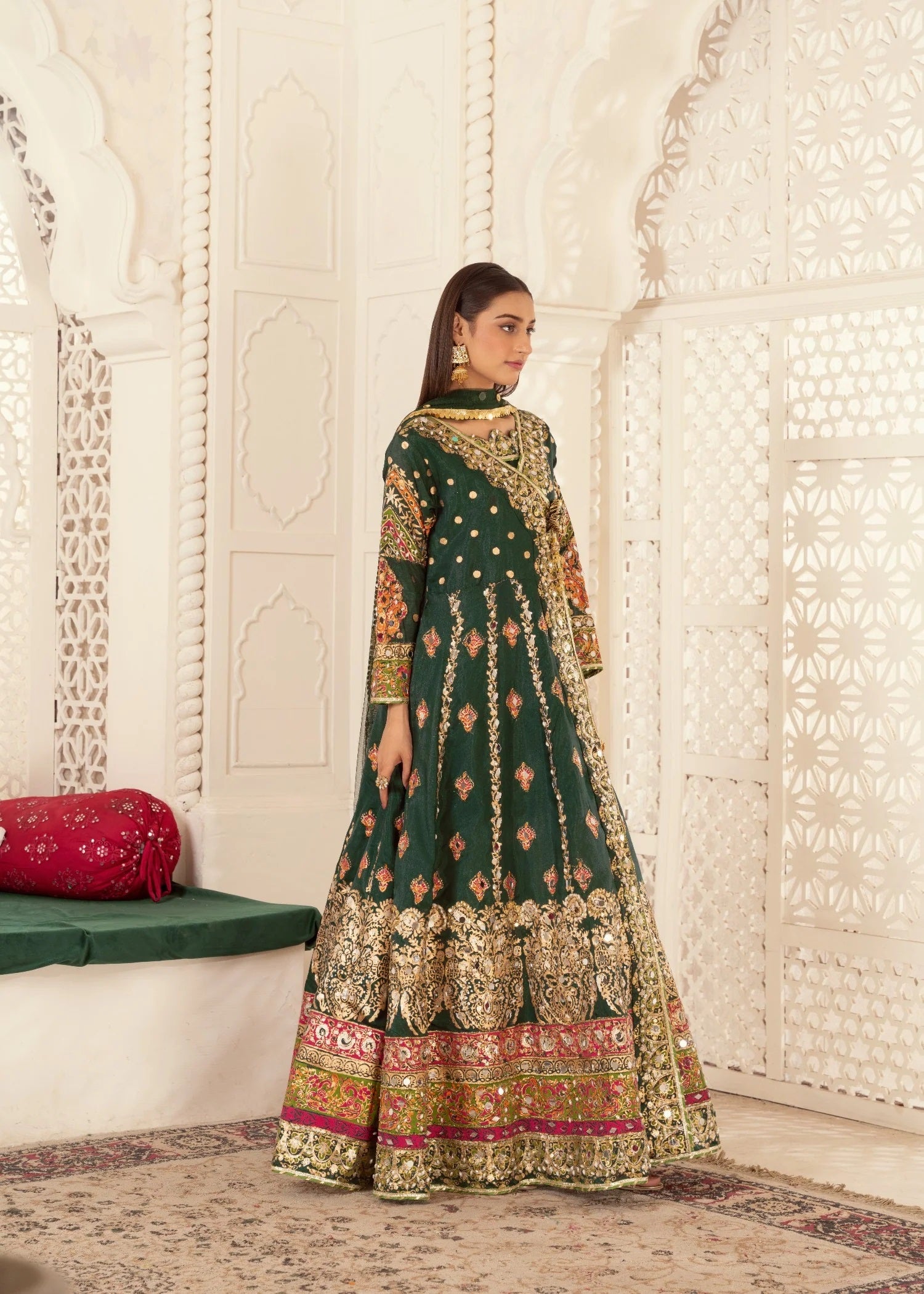 Anarkali (Green)