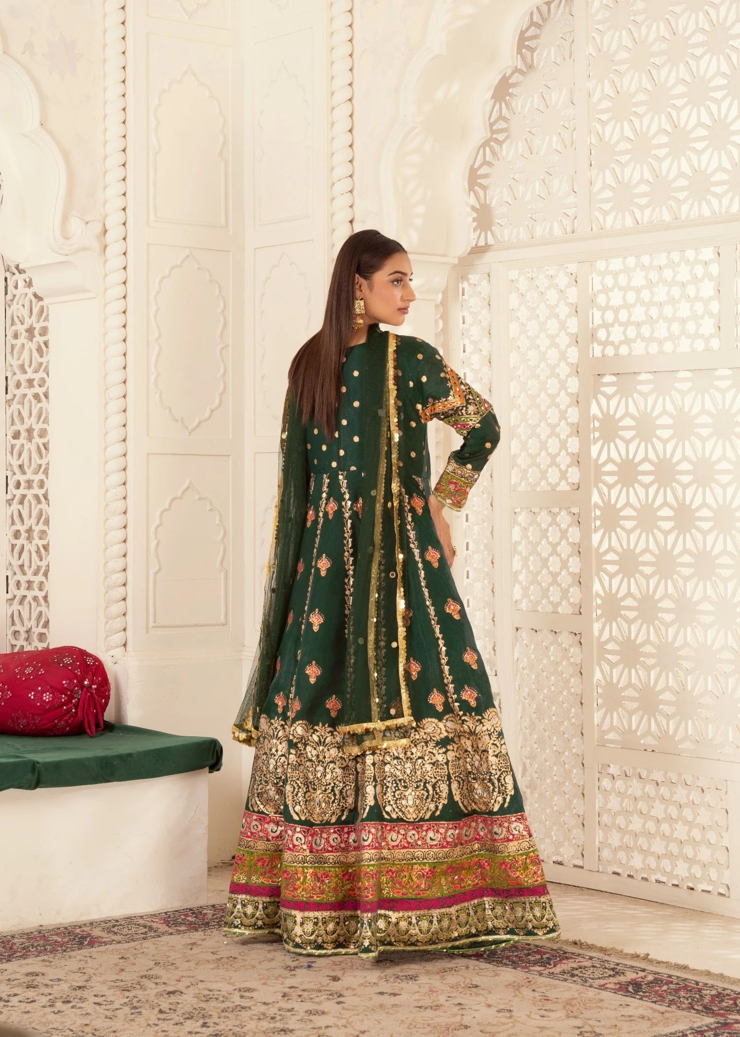 Anarkali (Green)