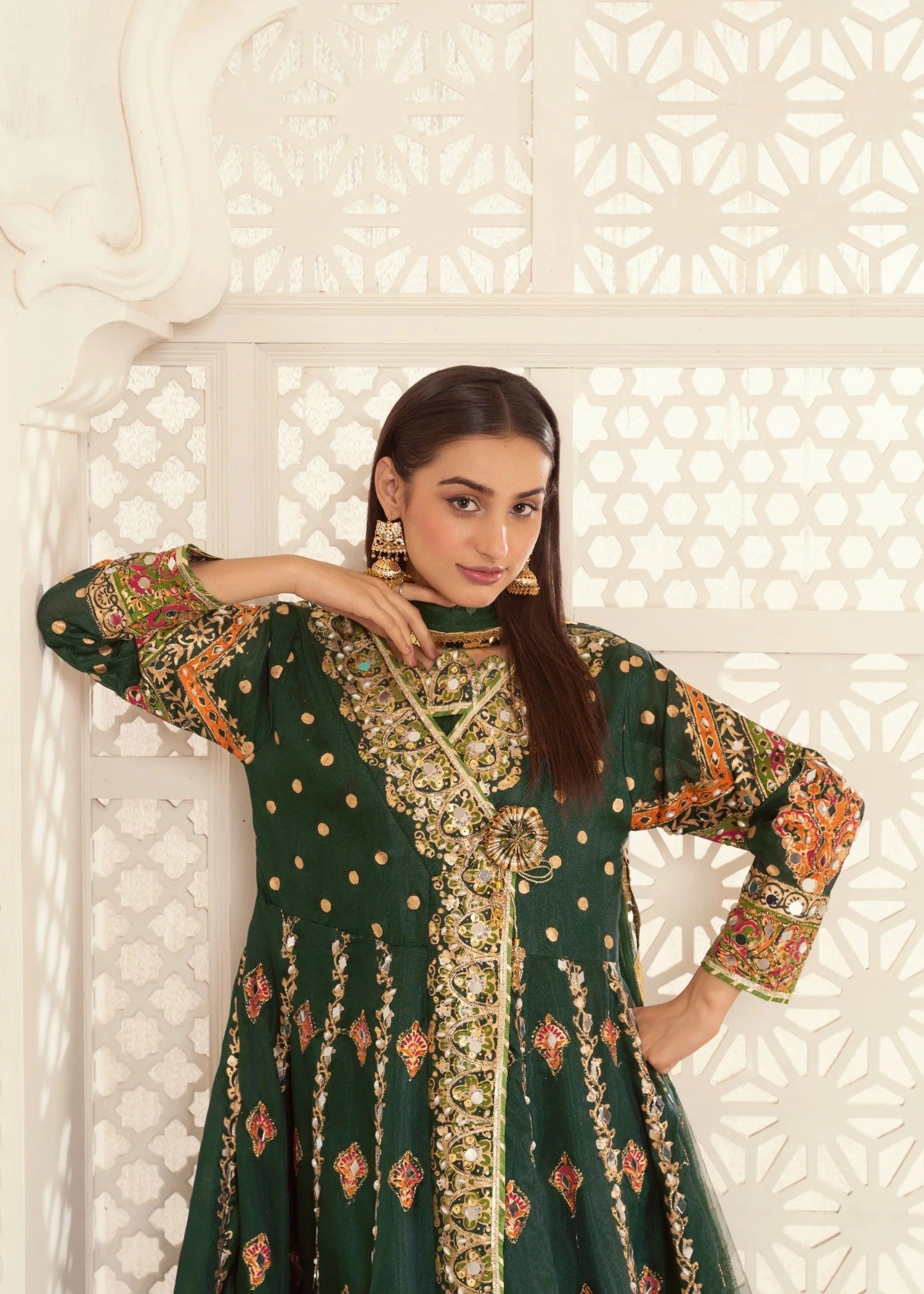 Anarkali (Green)